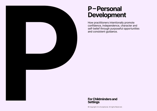 P – Personal Development