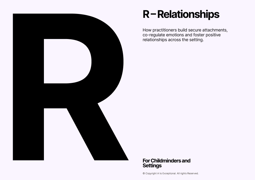 R – Relationships