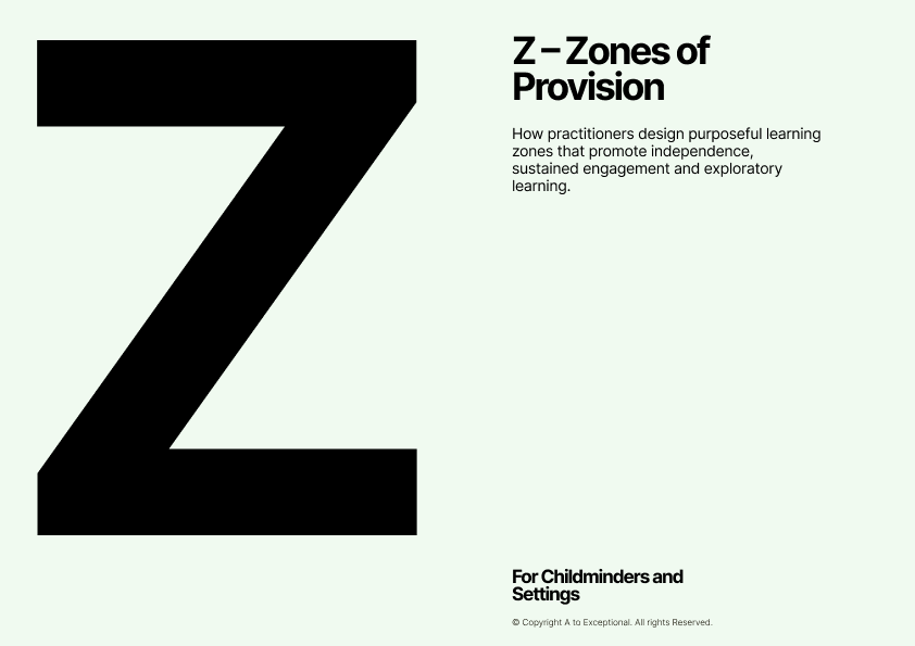 Z – Zones of Provision