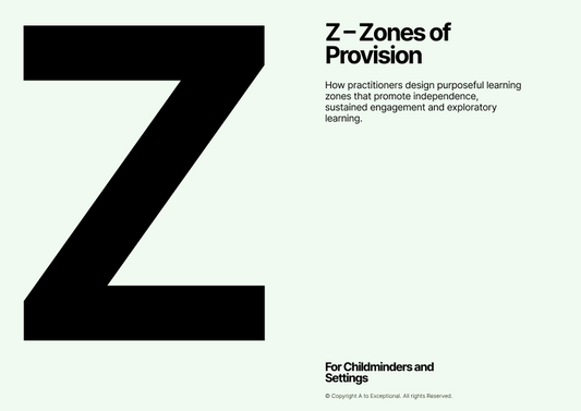 Z – Zones of Provision