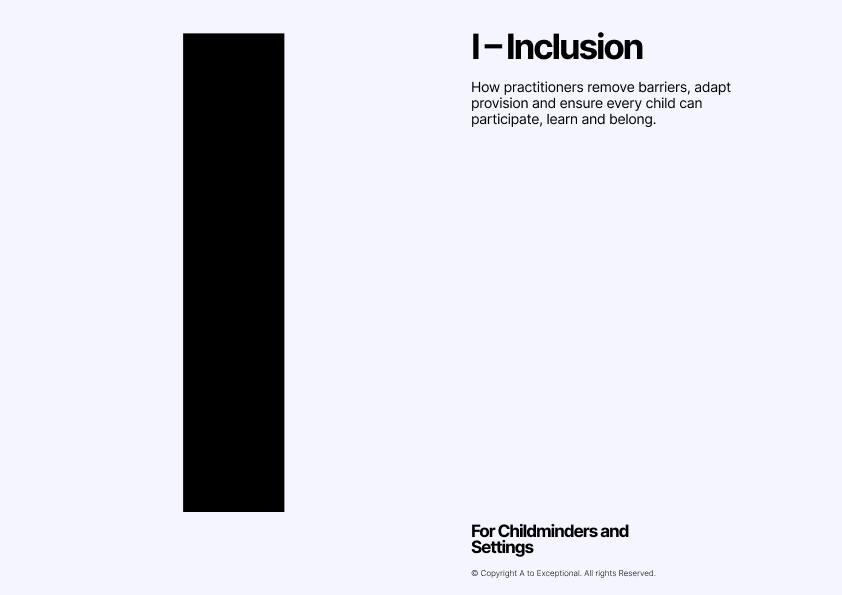 I – Inclusion