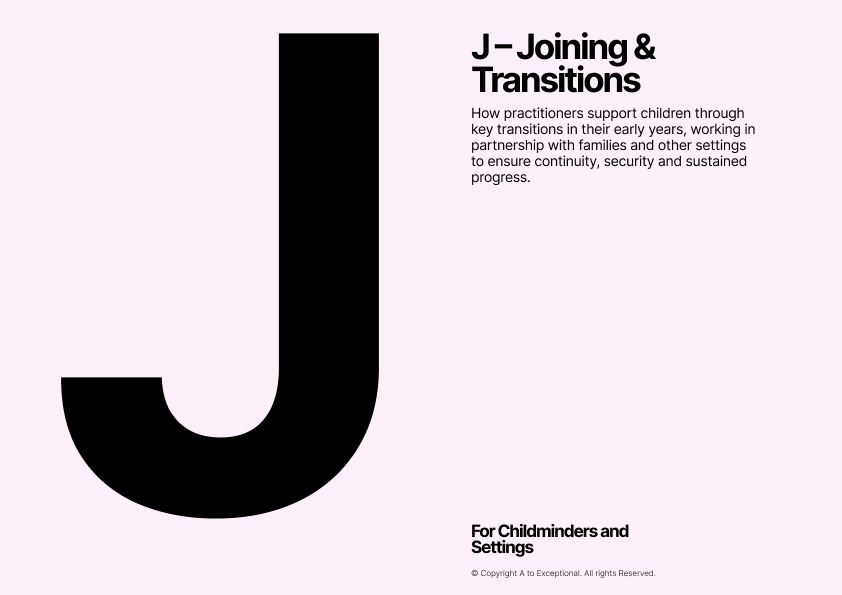 J – Joining & Transitions